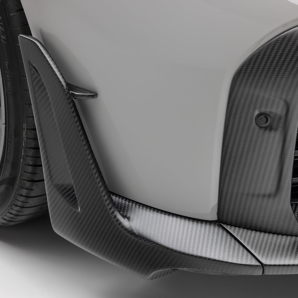 Porsche 992 Turbo S Aero Front Spoiler Winglets - Vorsteiner Wheels Wheels