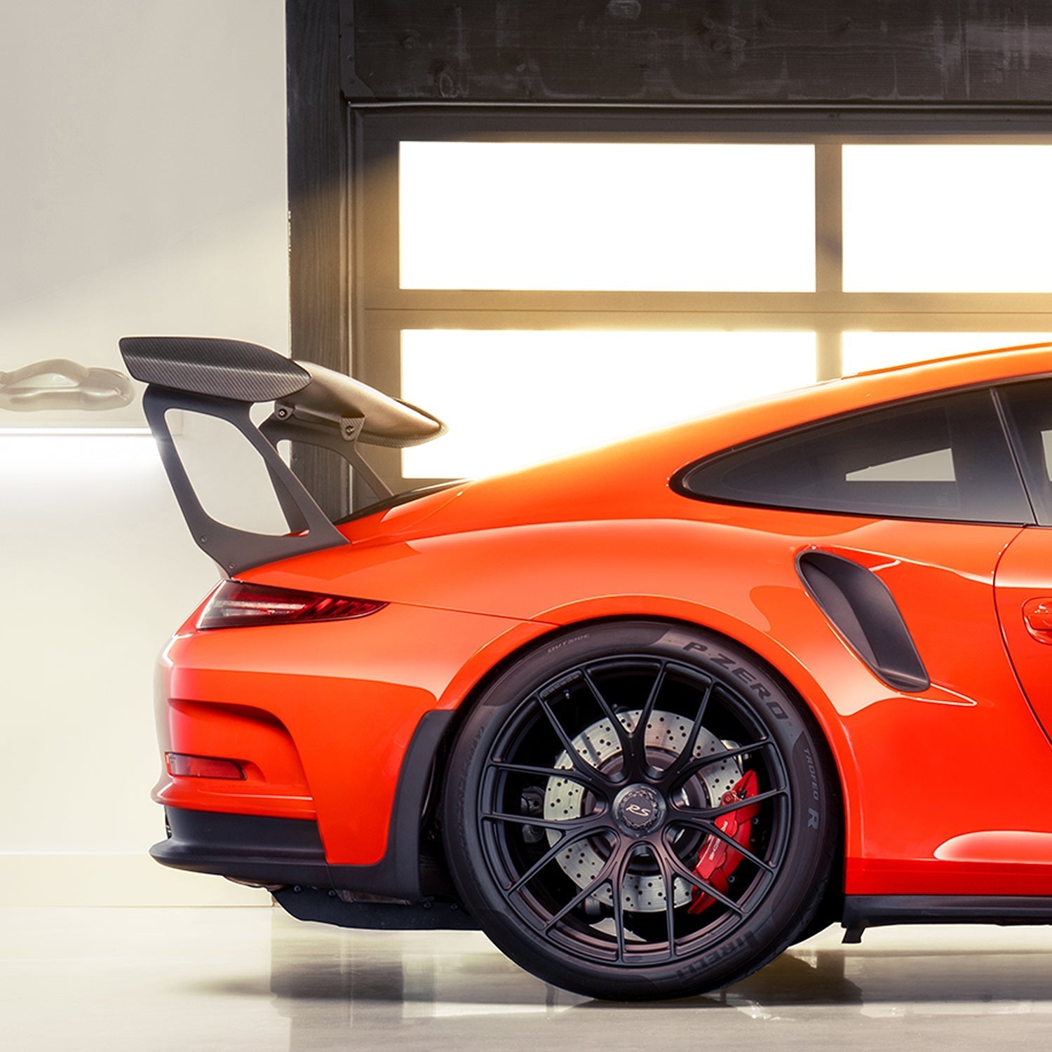 Porsche 991.1 911 GT3RS Extended Wing Risers - Vorsteiner Wheels Wheels