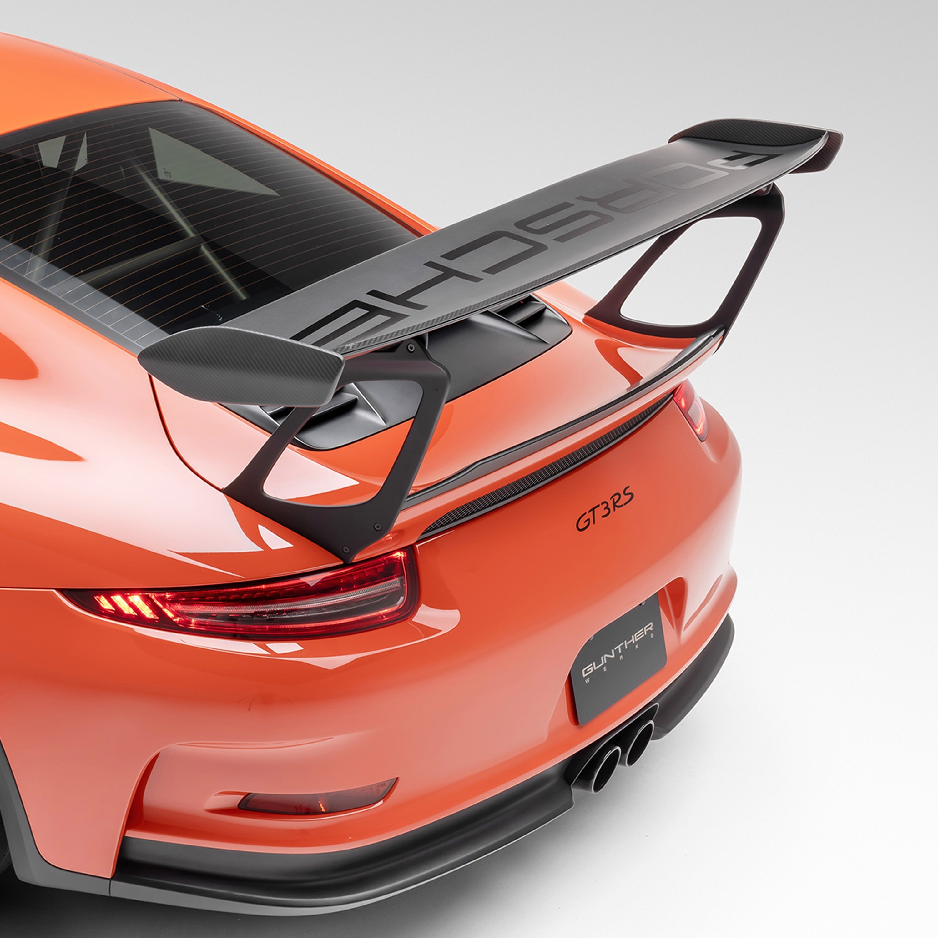 Porsche 991.1 911 GT3RS Extended Wing Risers - Vorsteiner Wheels Wheels