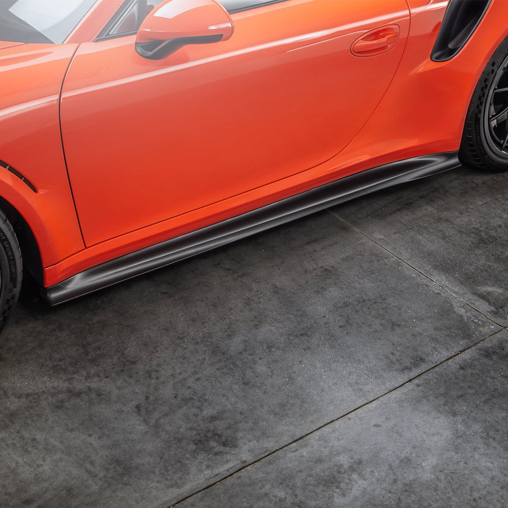Porsche 991.1 911 GT3RS Aero Side Skirts - Vorsteiner Wheels Wheels