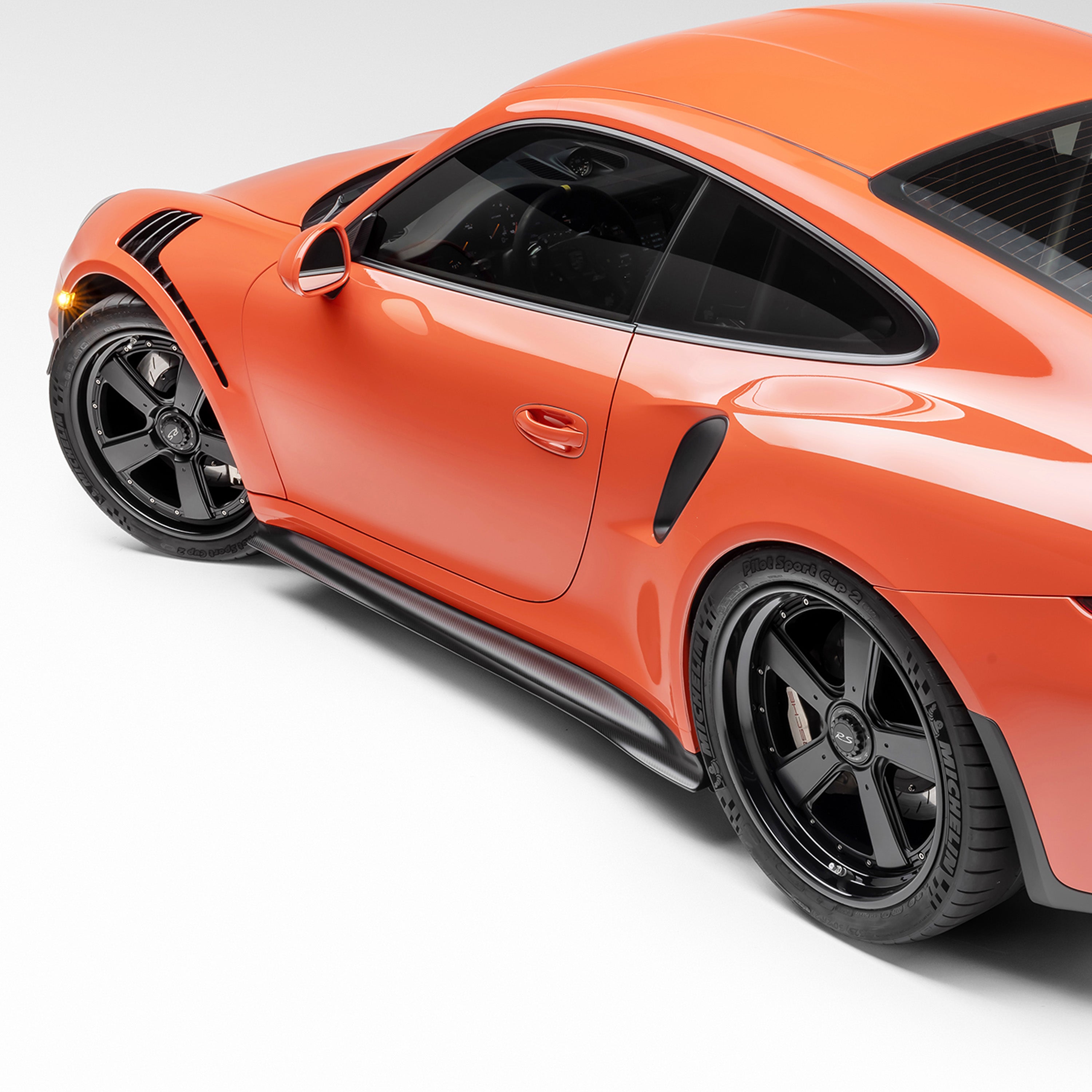 Porsche 991.1 911 GT3RS Aero Side Skirts - Vorsteiner Wheels Wheels
