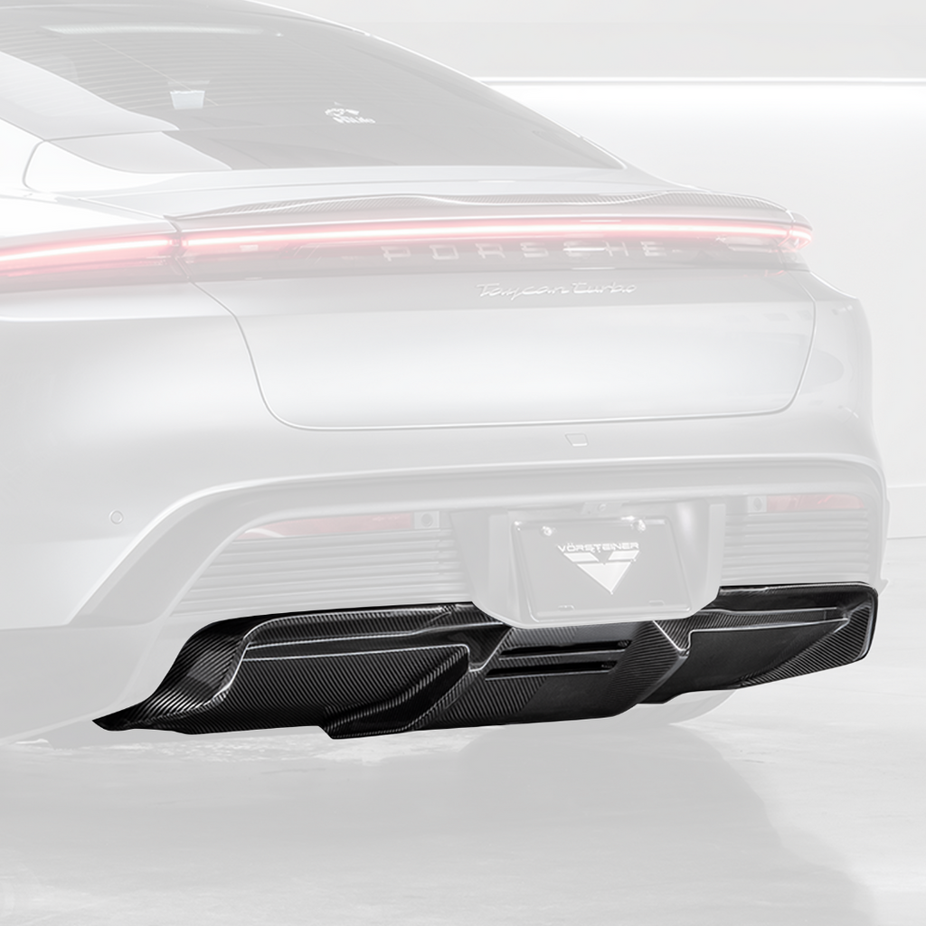 Porsche Taycan Turbo/Turbo S Gw9 Rear Diffuser - Vorsteiner Wheels Wheels  -  - [tags]
