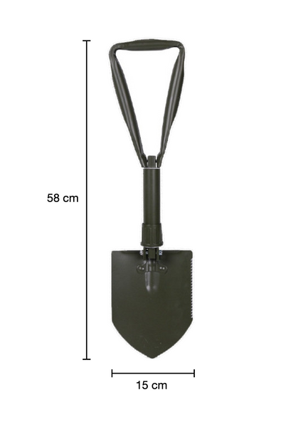 Hopfällbar Spade