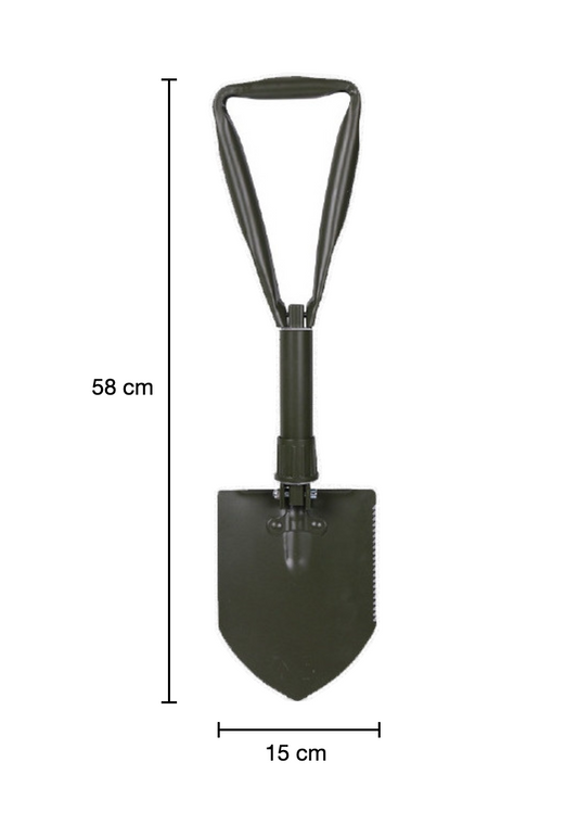 Hopfällbar Spade