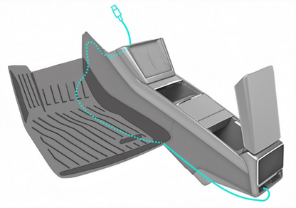 Mobilhållare Fällbar med Rullfäste och Trådlös Laddning Jowua Tesla