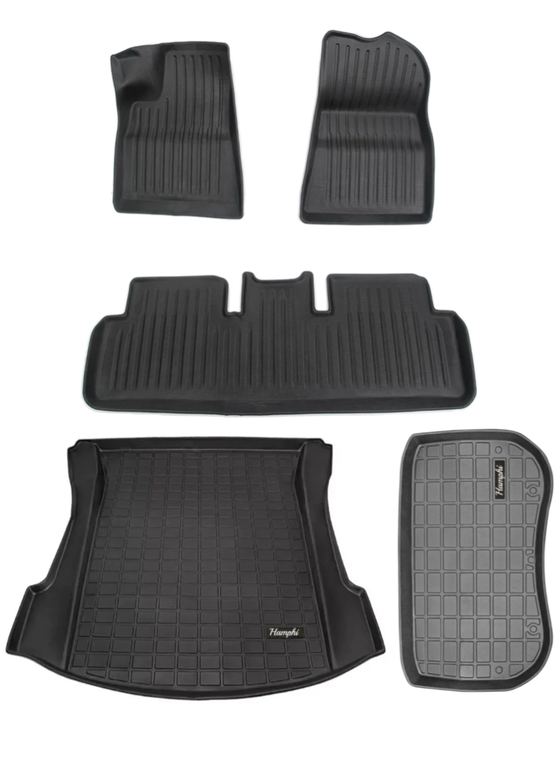 TPE + XPE Gummimattor Tesla Model 3 - Paket M
