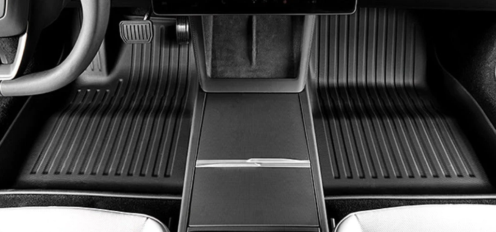 TPE + XPE Gummimattor Tesla Model 3 Highland - Paket L