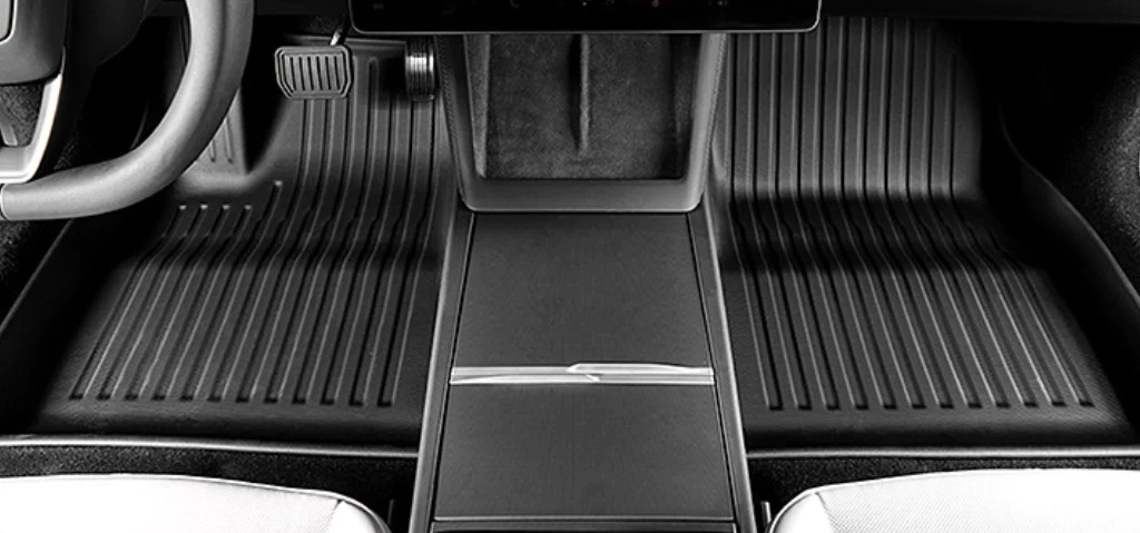 TPE + XPE Gummimattor Tesla Model 3