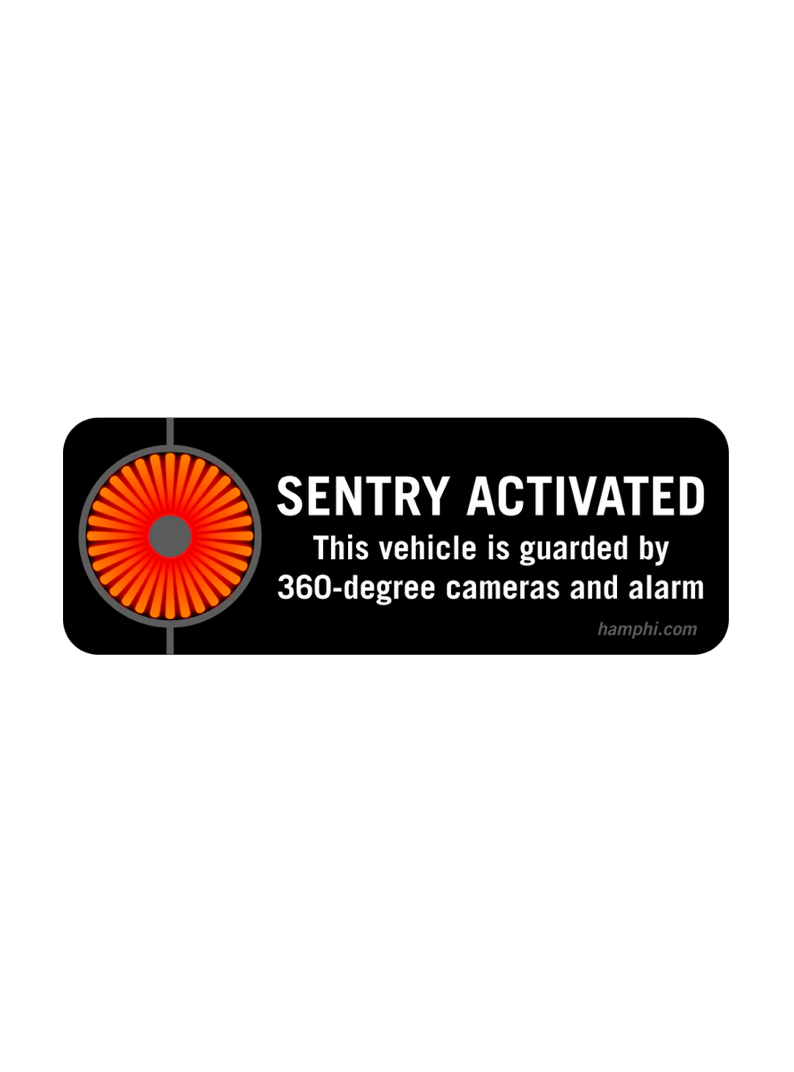 Sentry Mode-dekal