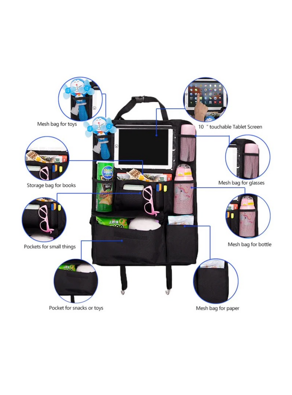 Stolebeskytter med flere rum til børn