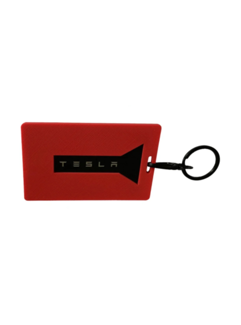 Cardholder Red & Black Tesla Model 3 & Y