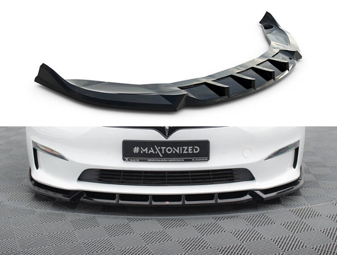 Tesla Front Splitter V.1 Maxton Design Model S 2021+.