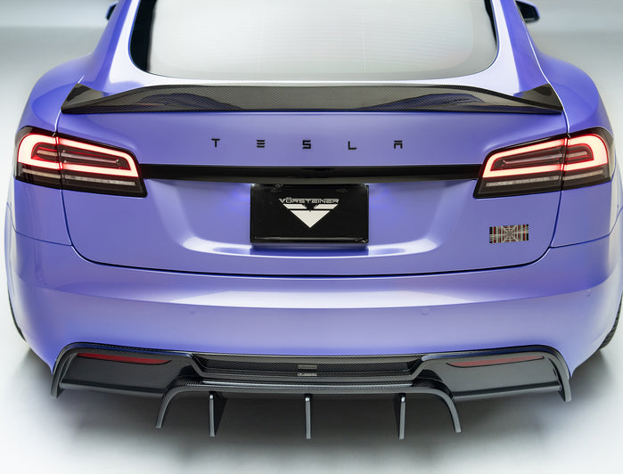 Tesla Aero Rear Diffuser Vorsteiner Model S 2021+.