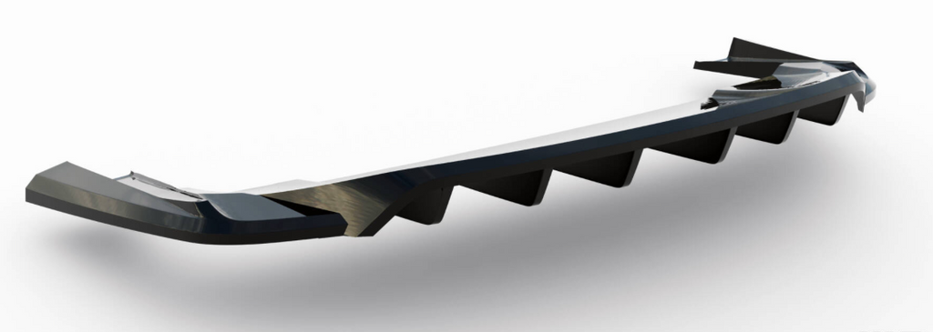 Central Rear Splitter Maxton Design Porsche Taycan