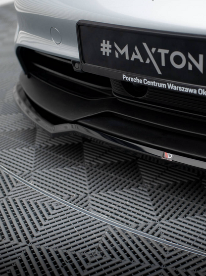 Front Splitter Maxton Design Porsche Taycan