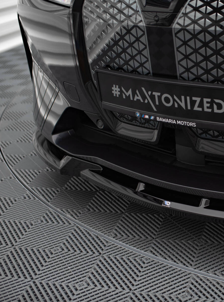 Front Splitter V.1 Maxton Design BMW iX