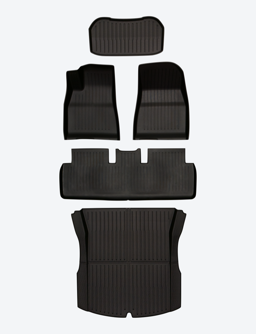 TPE + XPE Gummimattor Tesla Model 3 Highland - Paket M