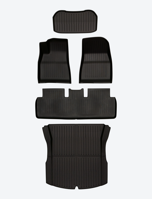 TPE + XPE Gummimattor Tesla Model 3 Highland - Paket M