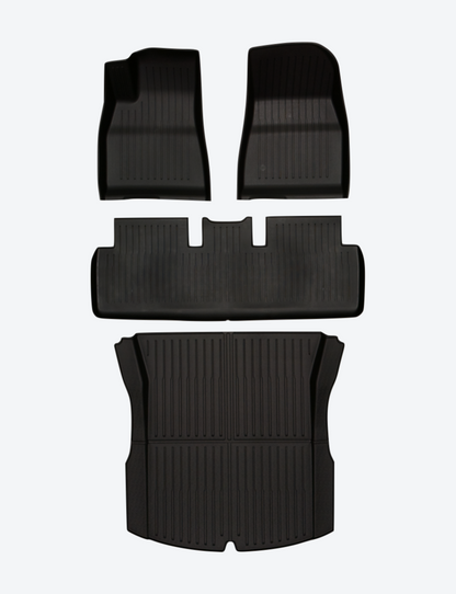 TPE + XPE Gummimattor Tesla Model 3 Highland - Paket S