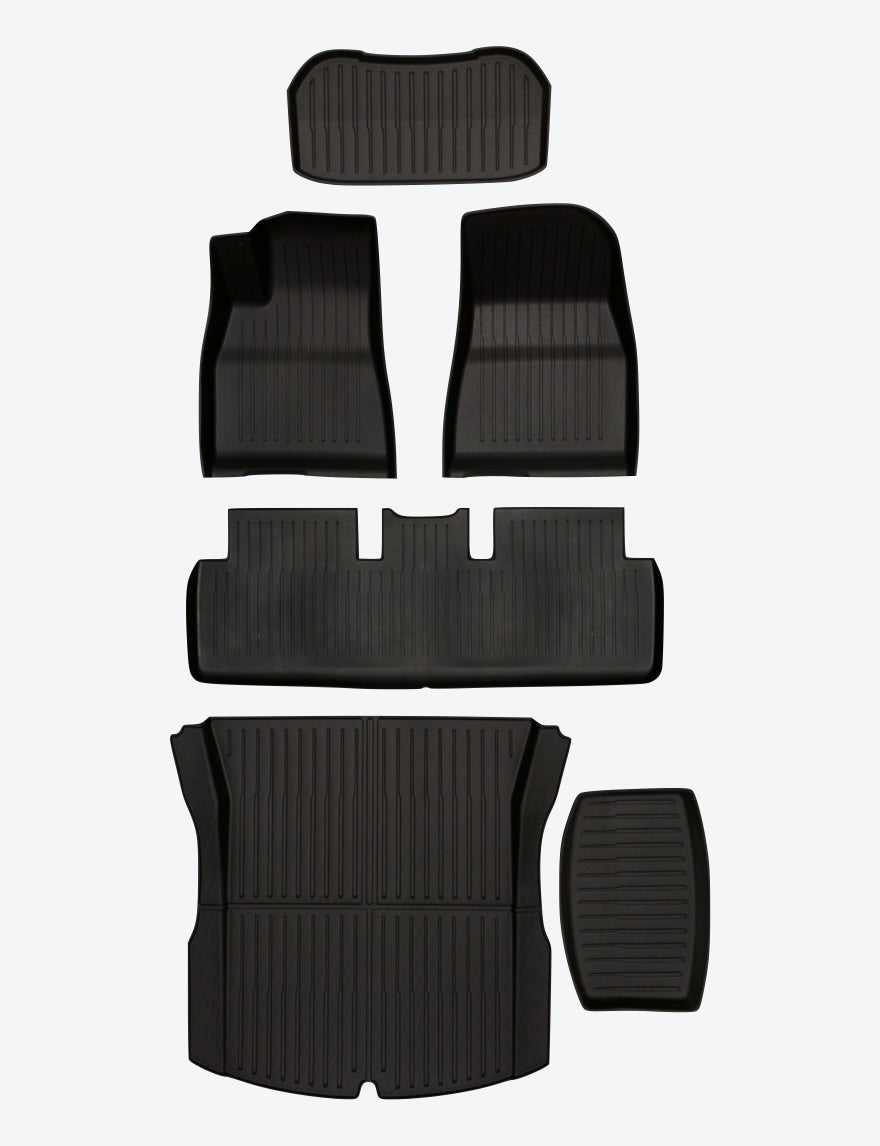 TPE + XPE Gummimattor Tesla Model 3 Highland - Paket L