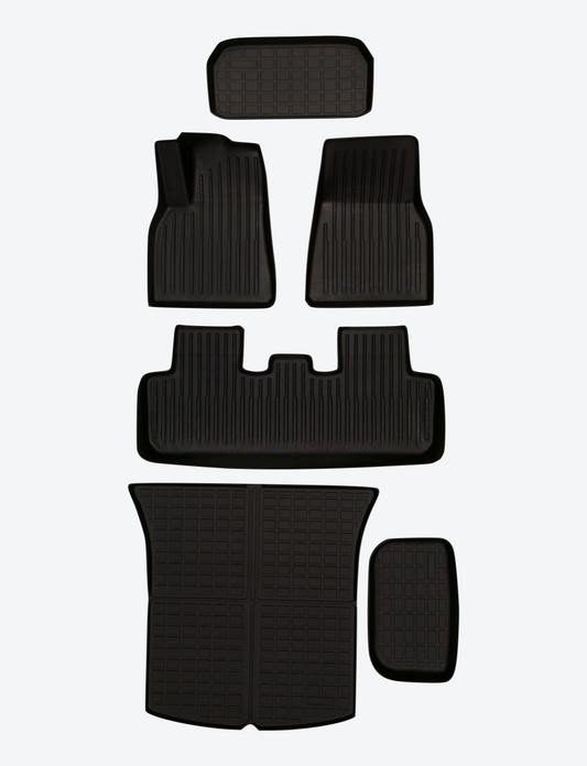 TPE + XPE Gummimattor Tesla Model Y - Paket L