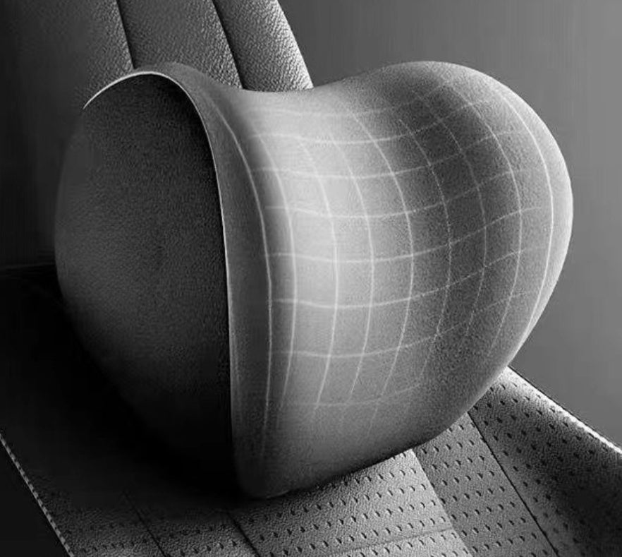 Nackkudde Formad svart