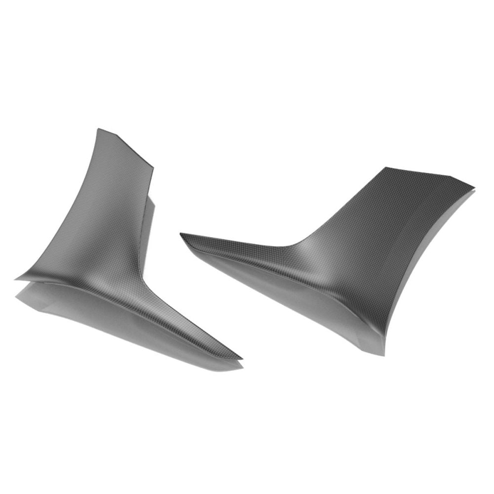 Carbon Fiber Front Deflectors Unplugged Performance Tesla Model 3 2024+