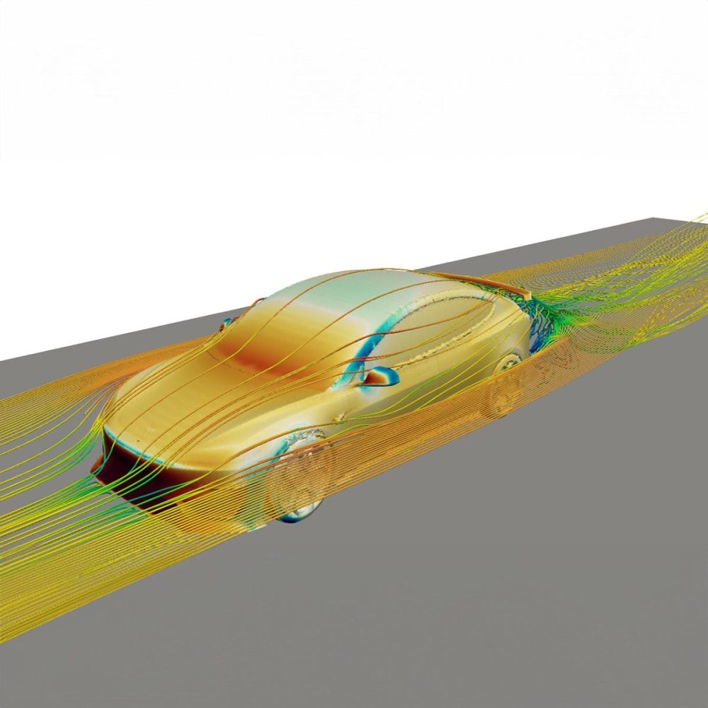 Carbon Fiber Front Racing Diffuser Unplugged Performance Tesla Model 3 2024+