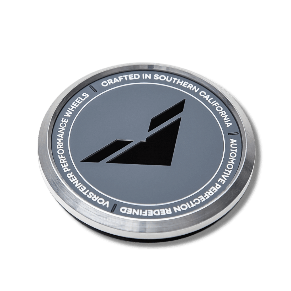 Vorsteiner Aluminum Center Caps - Grey with Black Logo - Vorsteiner Wheels  - Toys - [tags]