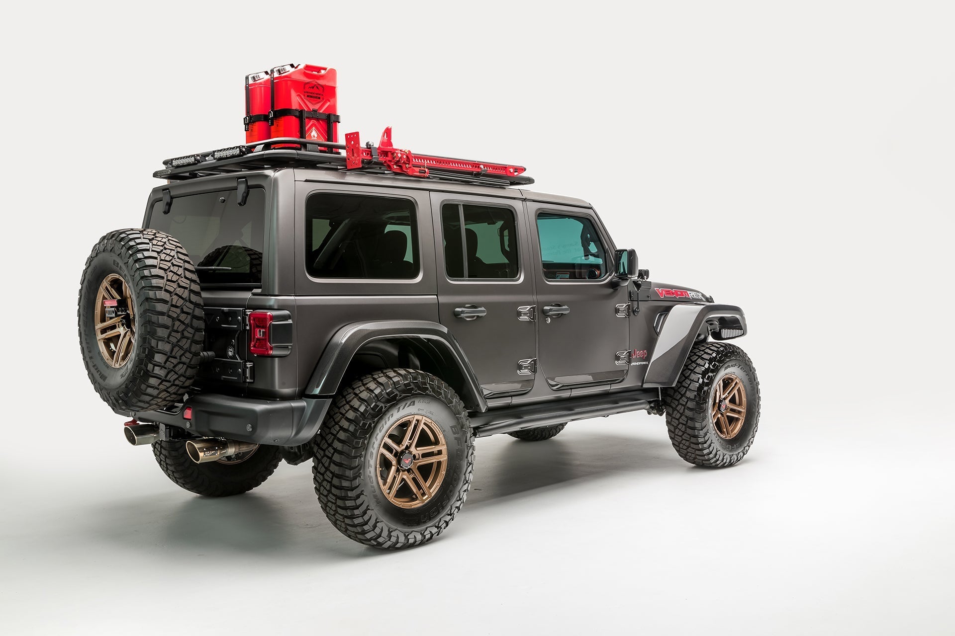Jeep JL-JX Edition Aero Carbon Fiber Rear Bumper Tray - Vorsteiner Wheels Wheels