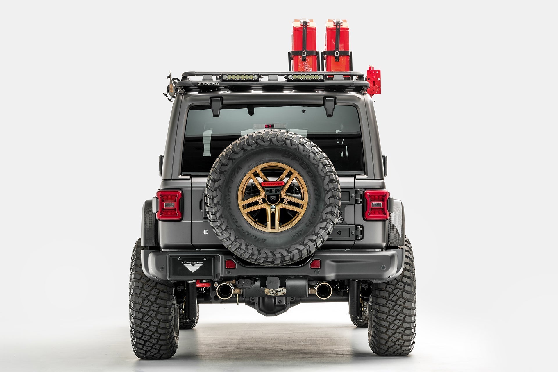 Jeep JL-JX Edition Aero Carbon Fiber Rear Bumper Tray - Vorsteiner Wheels Wheels