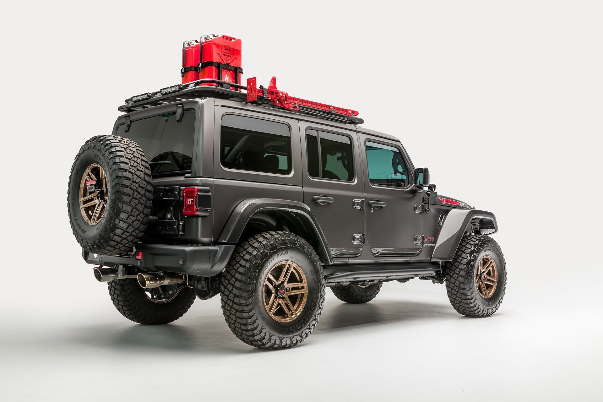 Jeep JL-JX Edition Aero Carbon Fiber Rear Bumper Tray - Vorsteiner Wheels Wheels