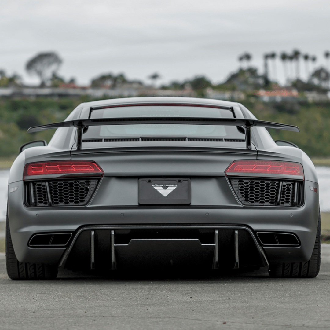 Audi R8 Carbon Fiber Rear Diffuser - Vorsteiner Wheels Wheels  - Aero - [tags]