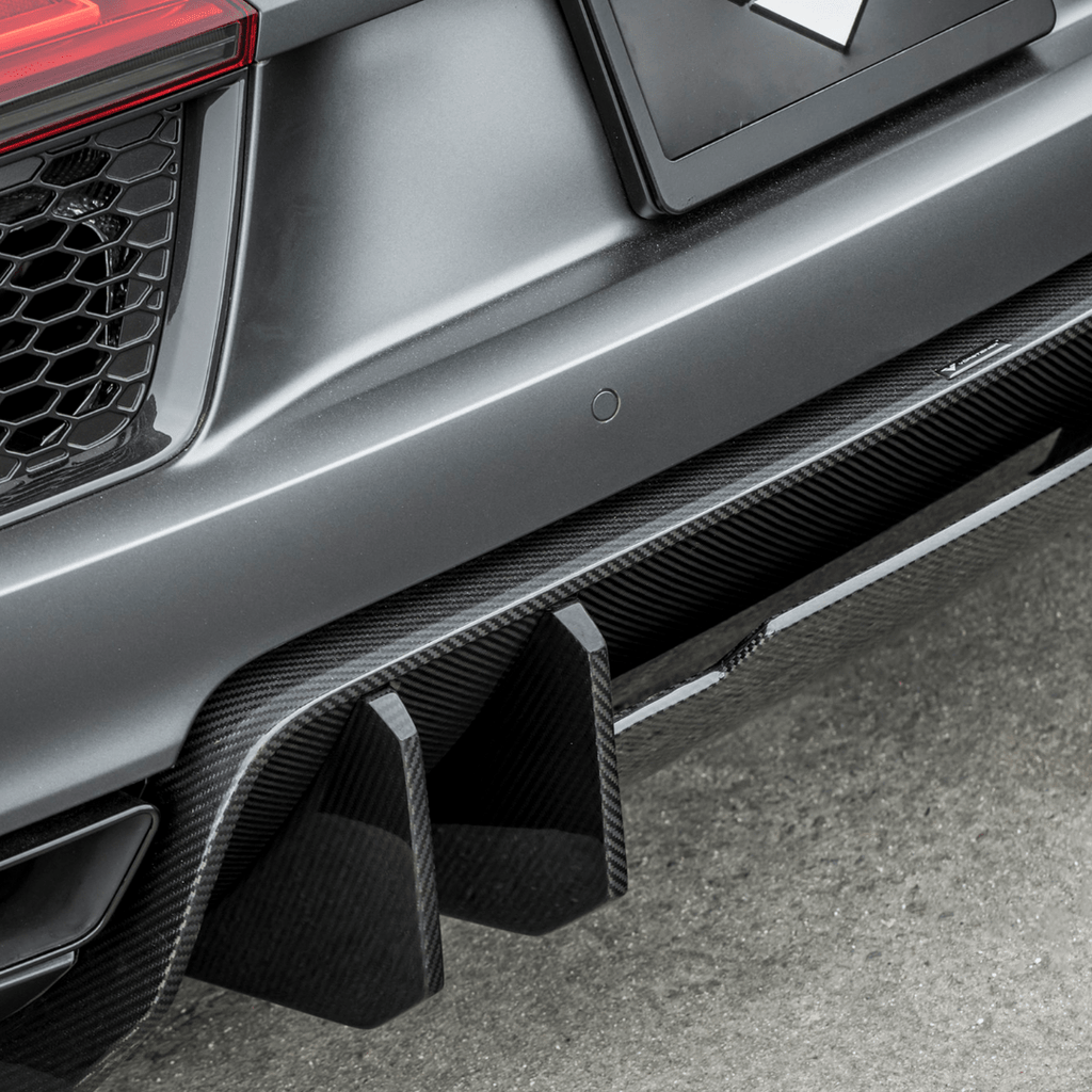 Audi R8 Carbon Fiber Rear Diffuser - Vorsteiner Wheels Wheels  - Aero - [tags]