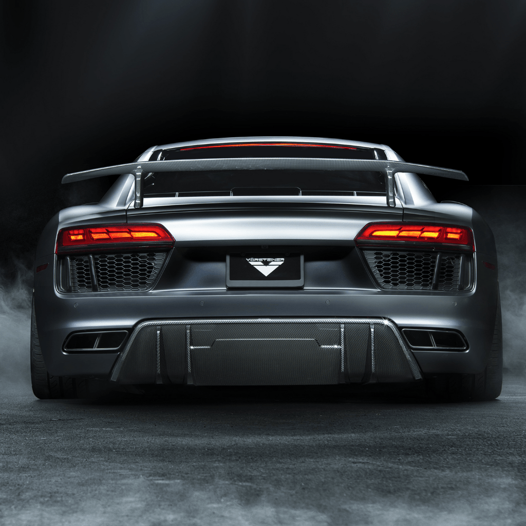 Audi R8 Carbon Fiber Rear Diffuser - Vorsteiner Wheels Wheels  - Aero - [tags]