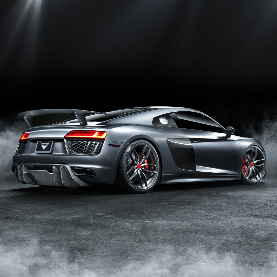 Audi R8 Carbon Fiber Rear Diffuser - Vorsteiner Wheels Wheels  - Aero - [tags]