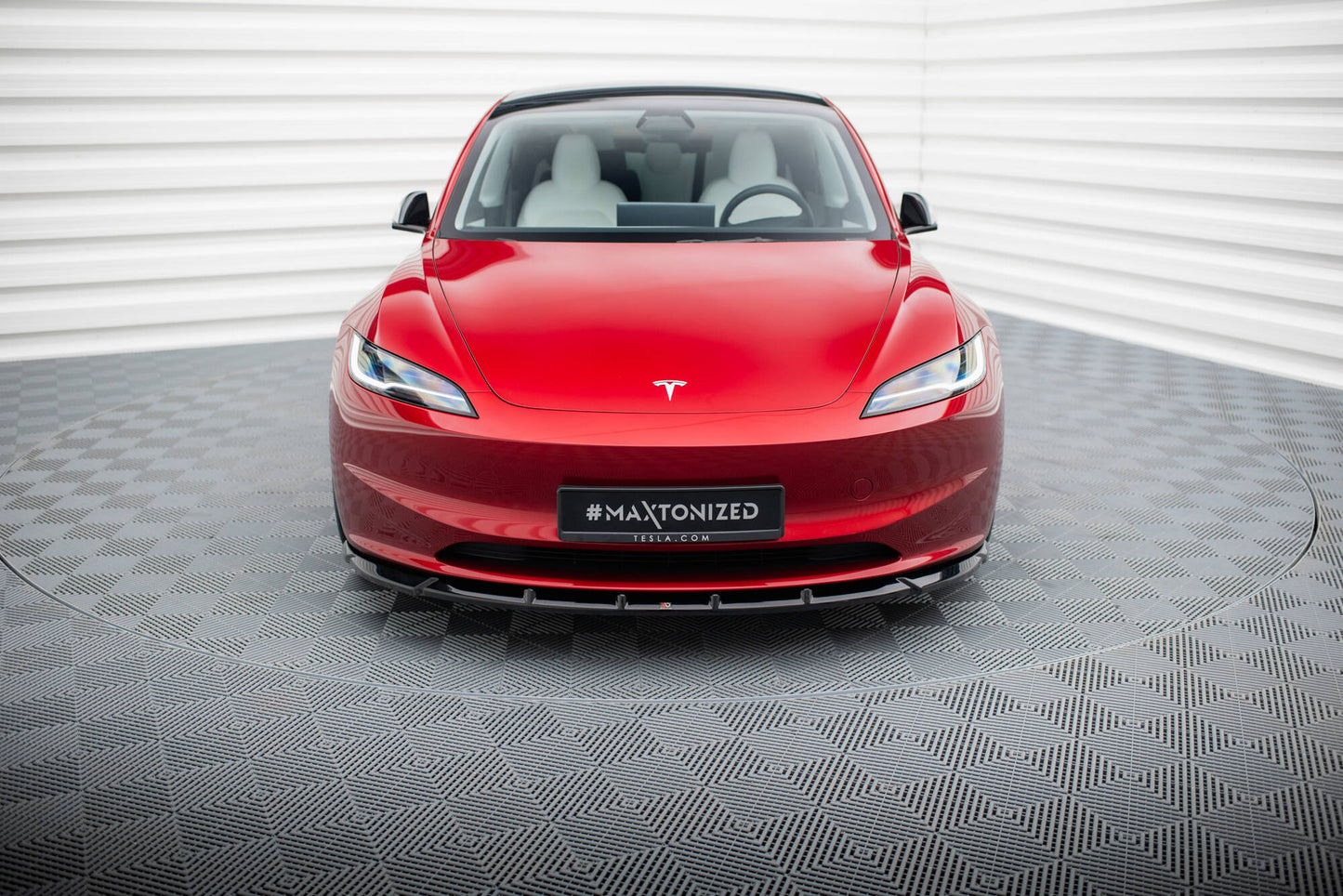 Maxton Design - Tesla Model 3 Highland Front Splitter V2