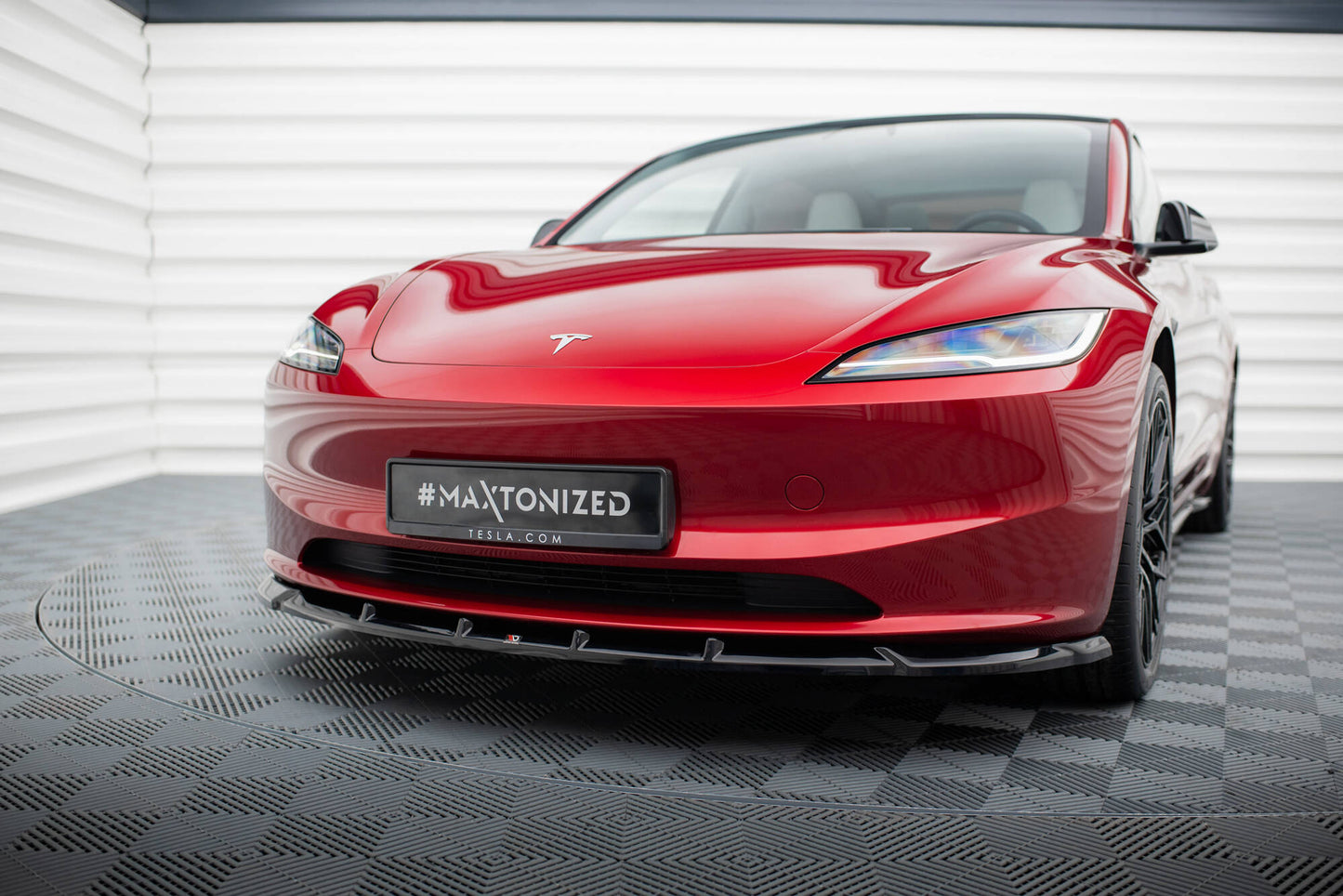 Maxton Design - Tesla Model 3 Highland Front Splitter V2