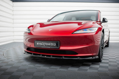 Främre Splitter V2 Maxton Design Tesla Model 3 Highland