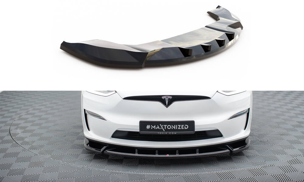 Front Splitter V.2 Maxton Design Tesla Model X