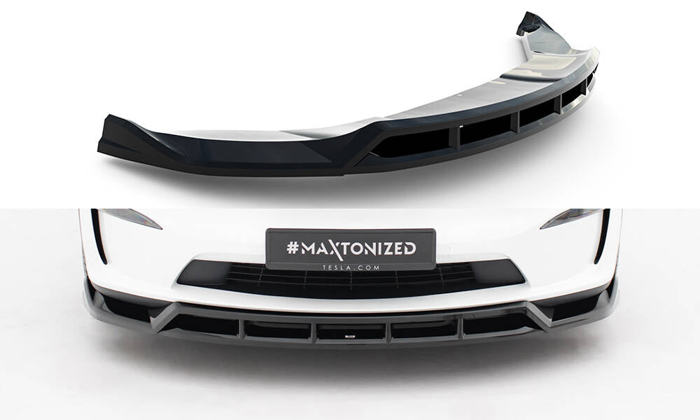 Front Splitter V.3 Maxton Design Tesla Model X