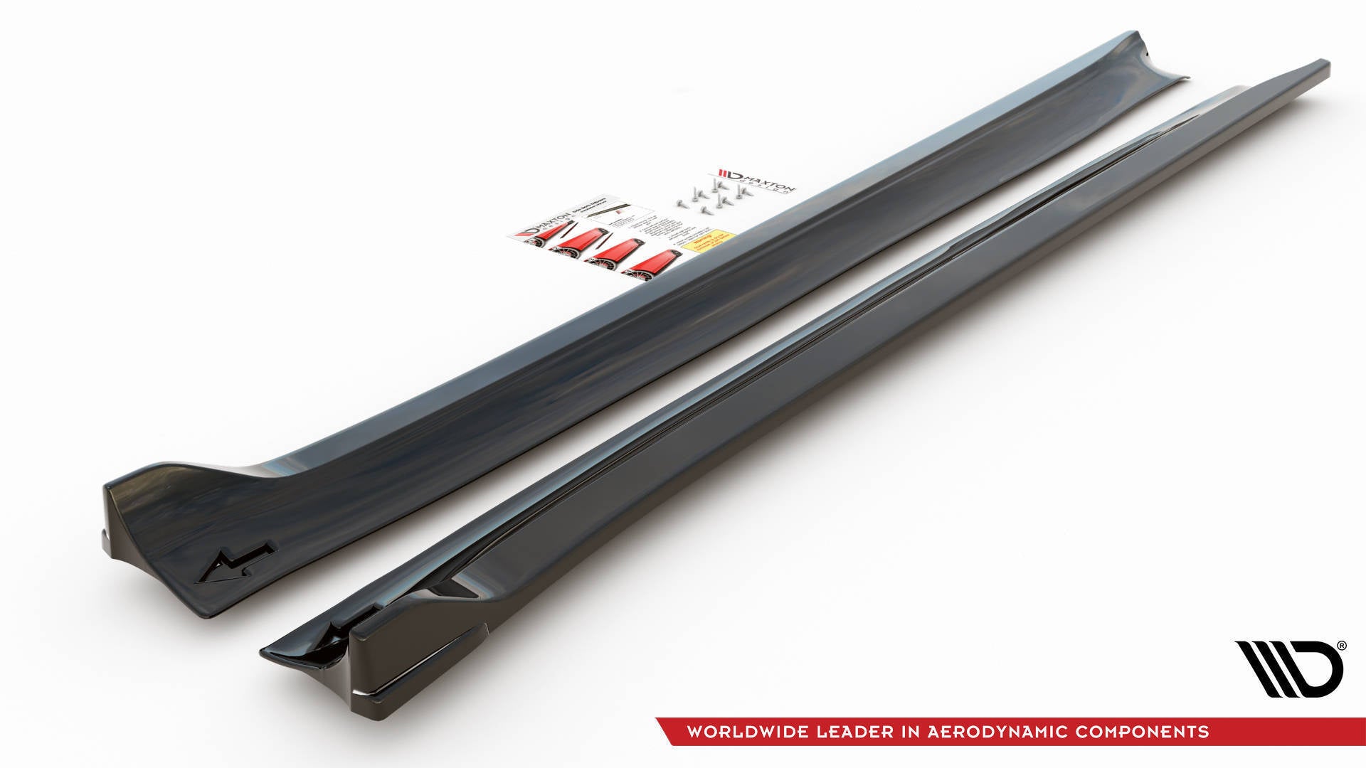 Side skirt V2 Maxton Design Tesla Model 3