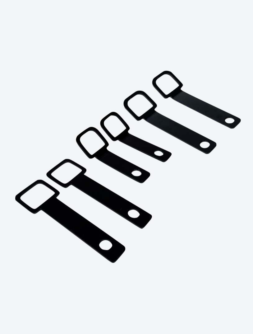 Fastgørelsesløkker til autostol (2-pak)