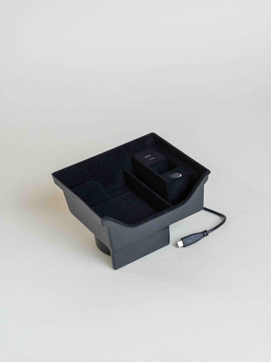 Model 3 & Y facelift oppbevaringsboks med USB