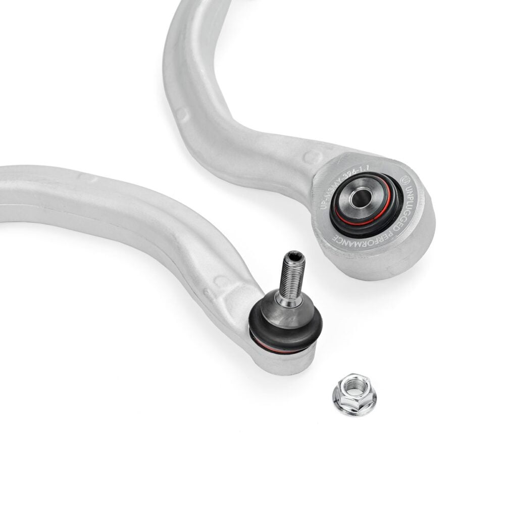 Front Lower Lateral Fore & Compliance Aft Arms with Spherical Bushings Unplugged Performance Tesla Model 3/Y