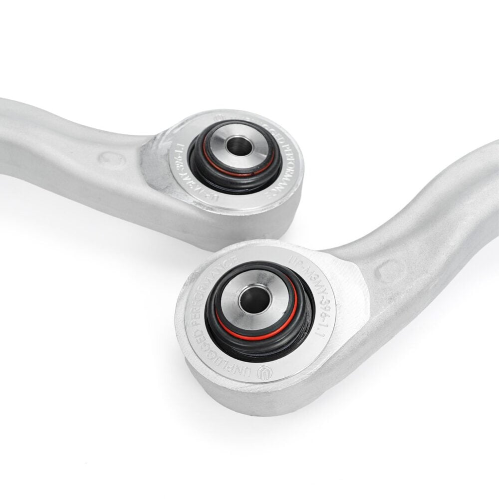 Front Lower Lateral Fore & Compliance Aft Arms with Spherical Bushings Unplugged Performance Tesla Model 3/Y