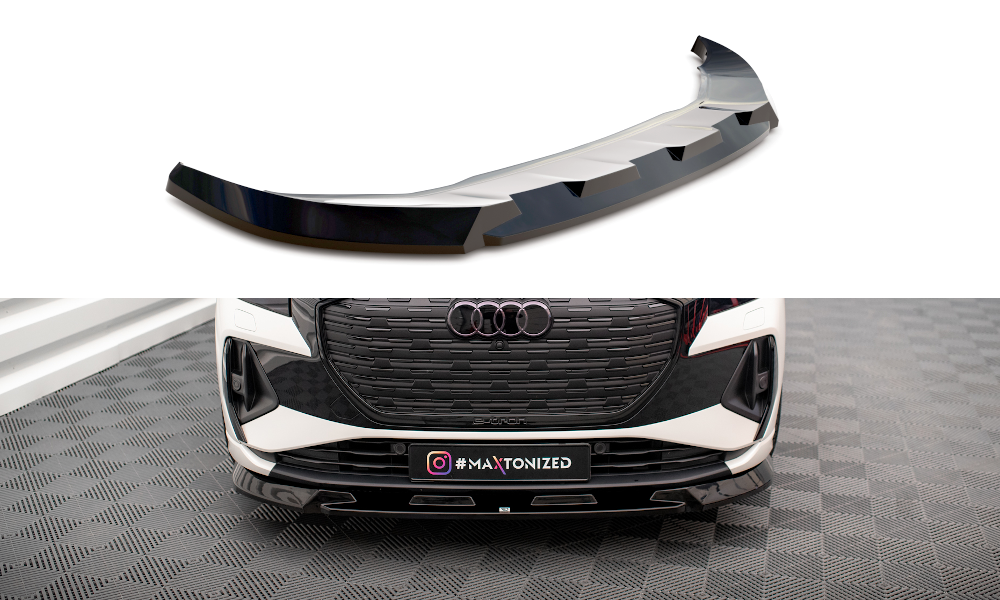Front Splitter V.1 Maxton Design Audi Q4 e-tron