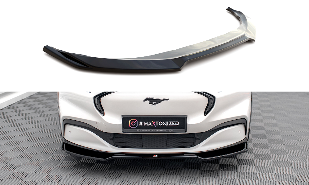 Front Splitter V.2 Maxton Design Ford Mustang Mach-E