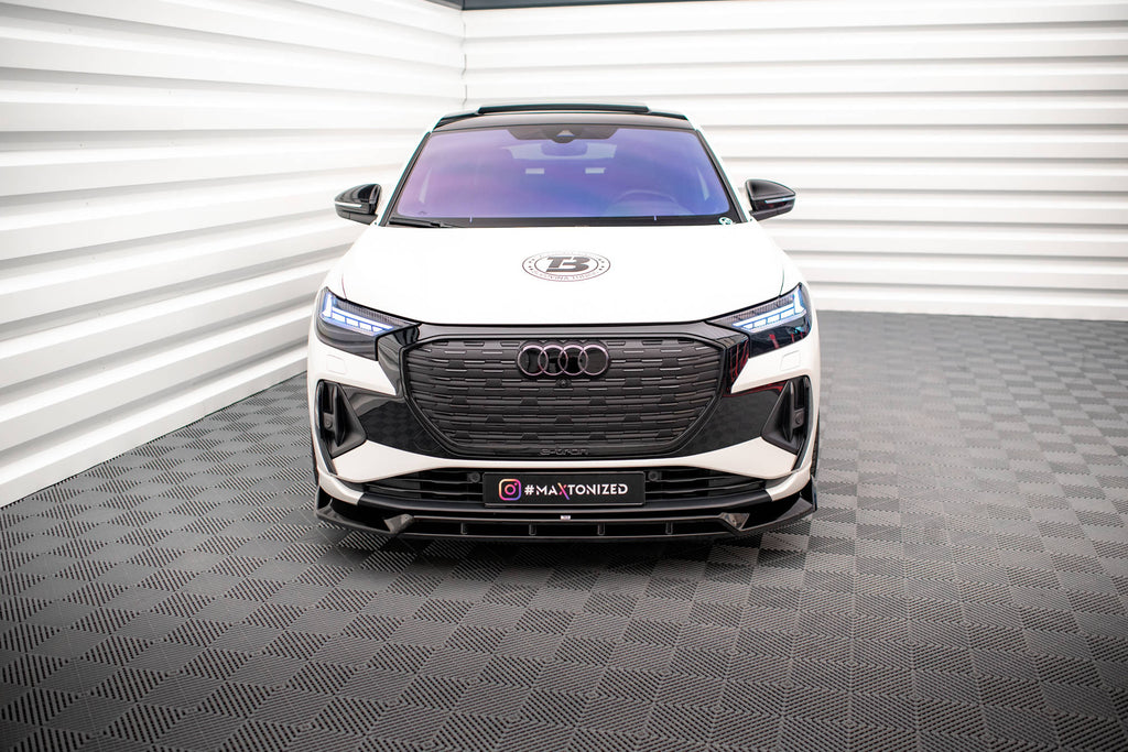 Front Splitter V.2 Maxton Design Audi Q4 e-tron