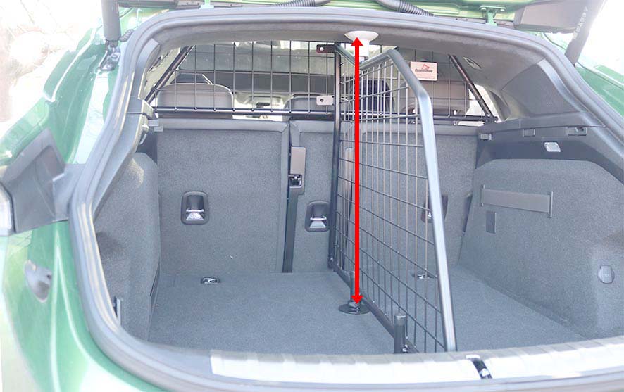 Lastskydd / Lastgaller med Tillval Fördelare Porsche Taycan Cross Turismo